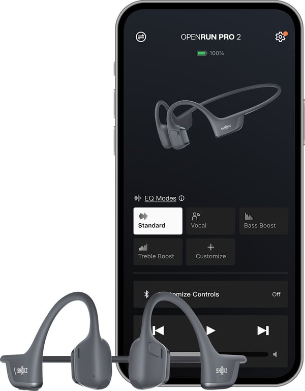 Shokz OpenRun Pro 2 Mini luujohdeku earbuds, sort