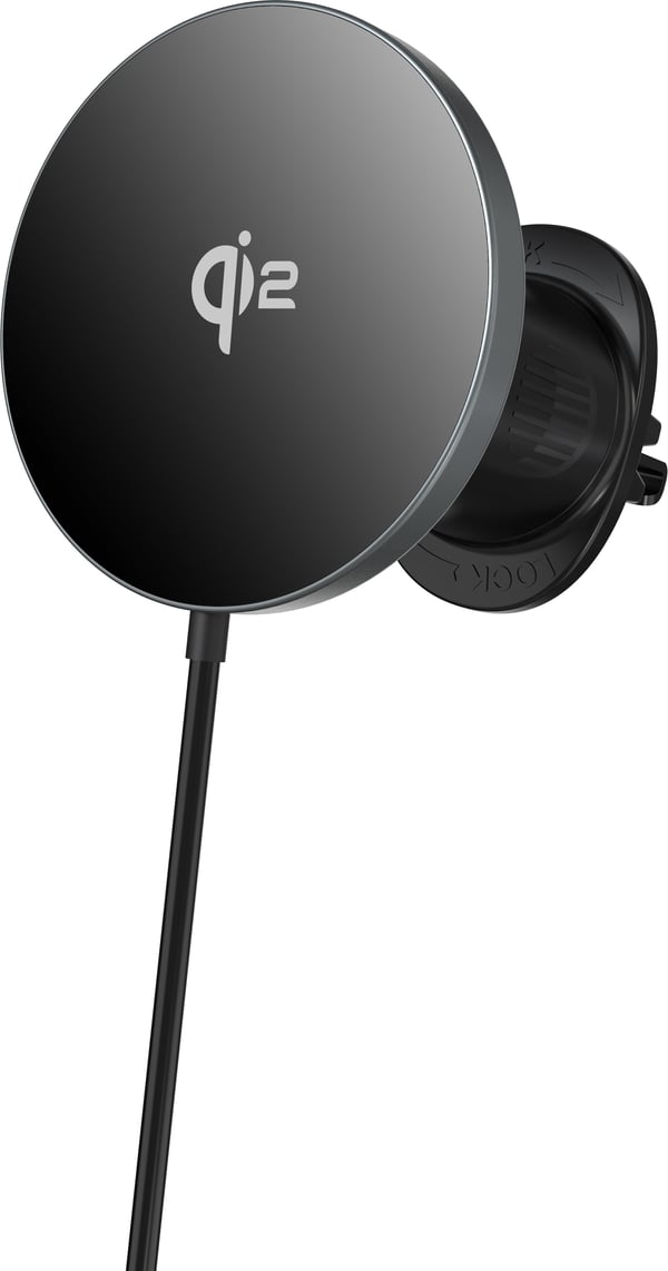 FoneKit Air Vent Mag 15 W magnetisk Qi2-laddställ för bil