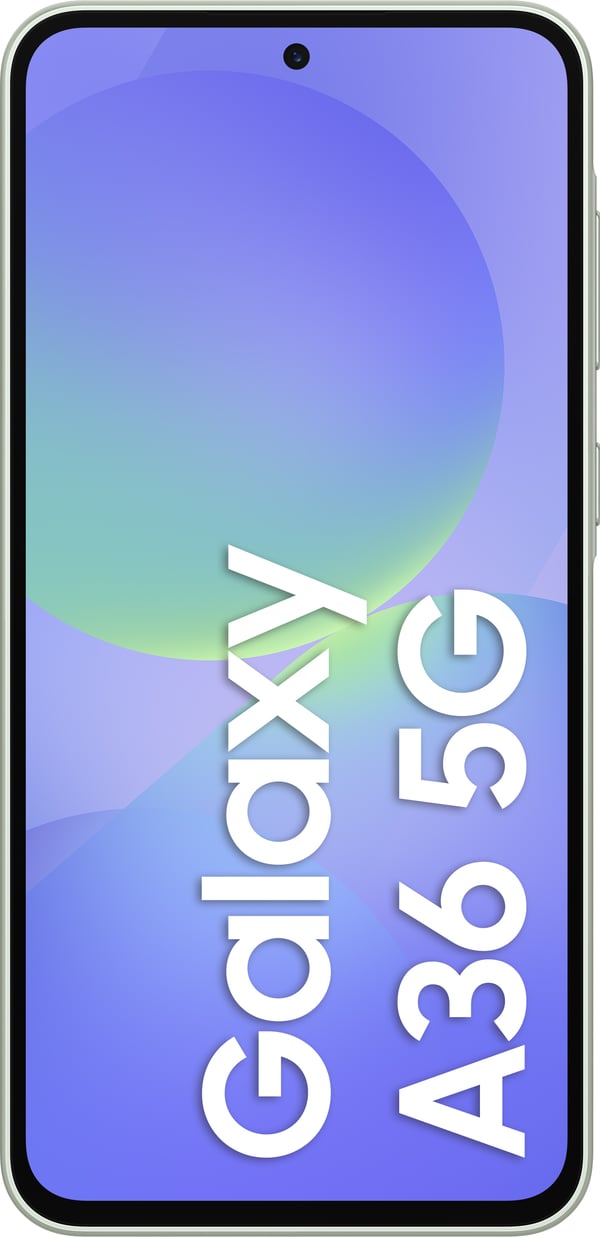 Samsung Galaxy A36 5G mobiltelefon, 128/6 GB, lime