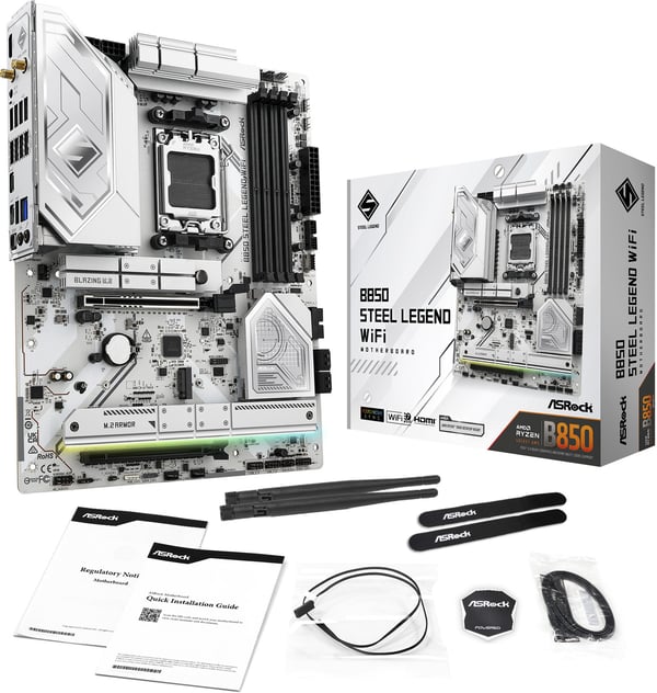 Asrock B850 Steel Legend WiFi AMD AM5 ATX-moderkort