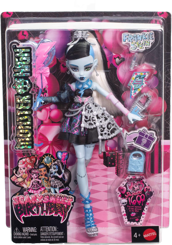 Monster High Scary Sweet Birthday Modedocka, Frankie