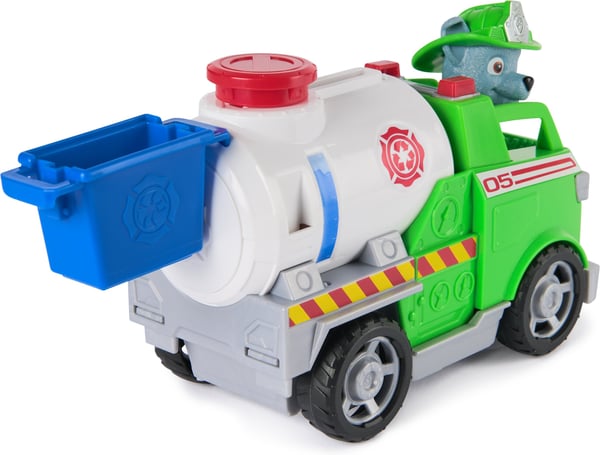 Paw Patrol Brandräddning, Rocky och fordon