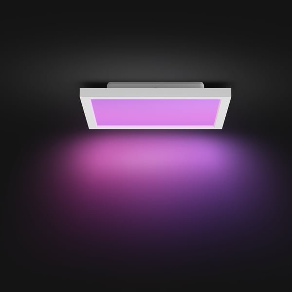 Philips Hue Surimu fullfärg taklampa 25W, 2000-6500K, 1760 lm, fyrkantig, vit S