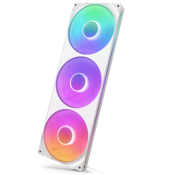 NZXT F420RGB Core Fläkt (Enkel Ram) chassifläkt, 140 mm, vit