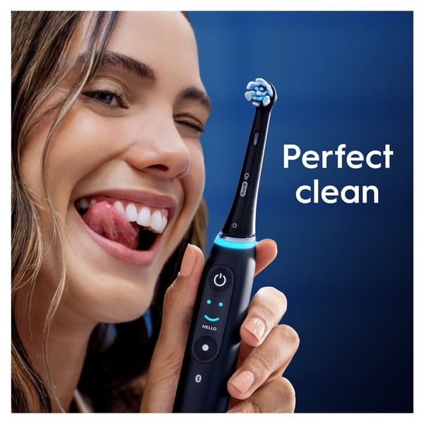 Oral-B iO Ultimate Clean Black -ersättningsborstar, svart, 2 st