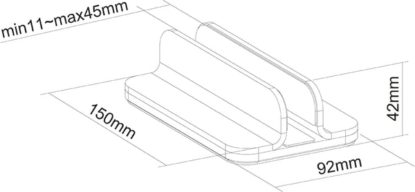 Neomounts NSLS300 - bärbar datorbordstativ