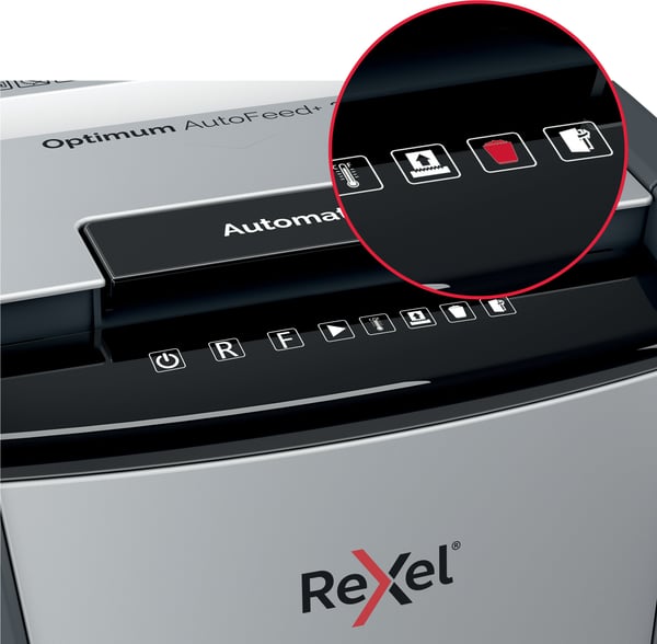 Rexel Optimum 45X automatisk papirstrimler, P4