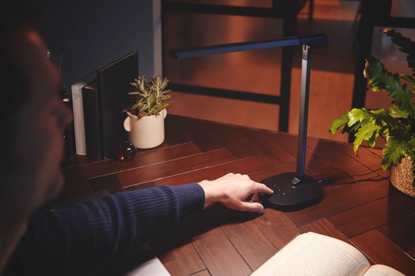 Philips Sword DSK610 - skrivebordslampe, grå