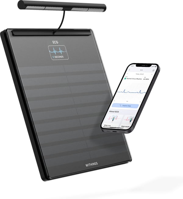 Withings Body Scan -smartvægt, sort