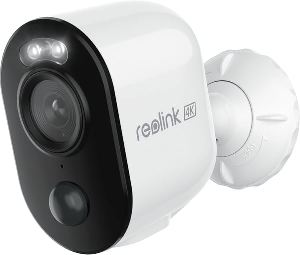Reolink Argus 3 Ultra, 8 MP-overvågningskamera til indendørs og udendørs brug, hvid