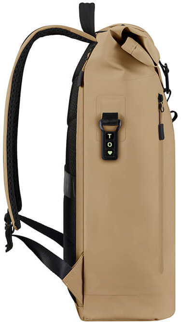 Samsonite Coatify Biz Rolltop 15,6" - rygsæk, sand