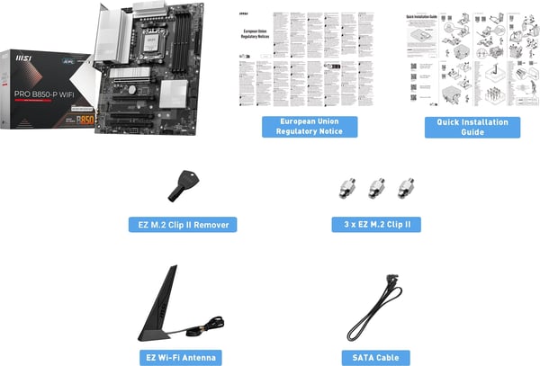 MSI PRO B850-P WIFI AM5 ATX-morboards