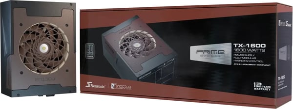 Seasonic PRIME TX-1600 - Noctua Edition netstrømsforsyning, 1600 W Seasonic PRIME TX-1600 - Noctua Edition netstrømsforsyning, 1600 W