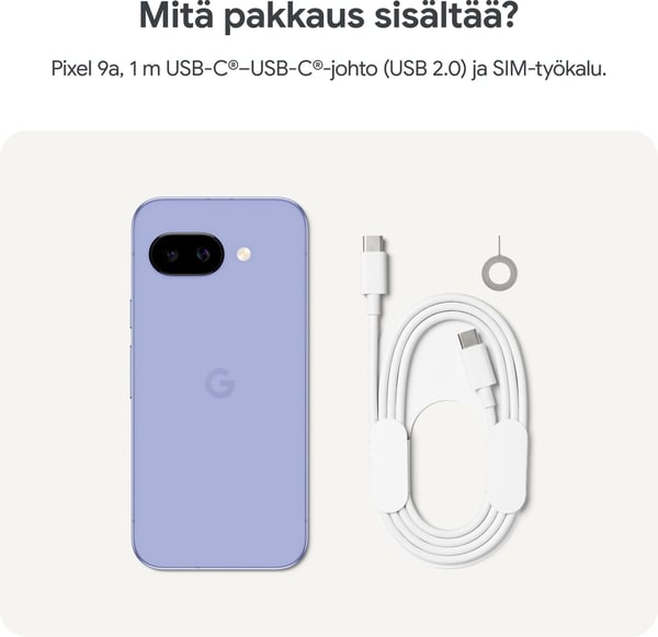 Google Pixel 9a telefon, 128/8 GB, Obsidian