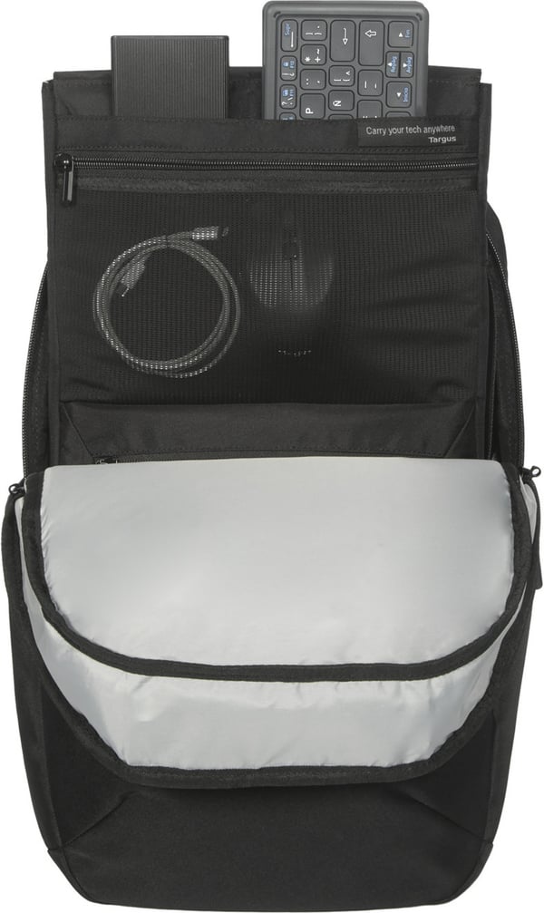 Targus Work+ EcoSmart 16" laptopryggsäck, svart