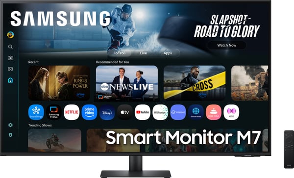 Samsung Smart Monitor M7 (M70F) 43" 4K-skärm, svart