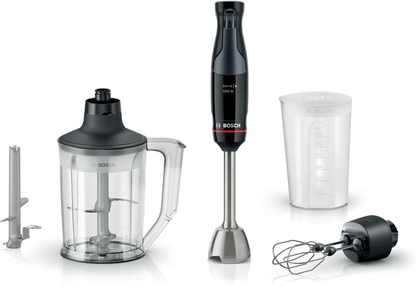 Bosch Serie 4 ErgoMaster MSM4B654 stavmixer, 1000 W, svart/antracit