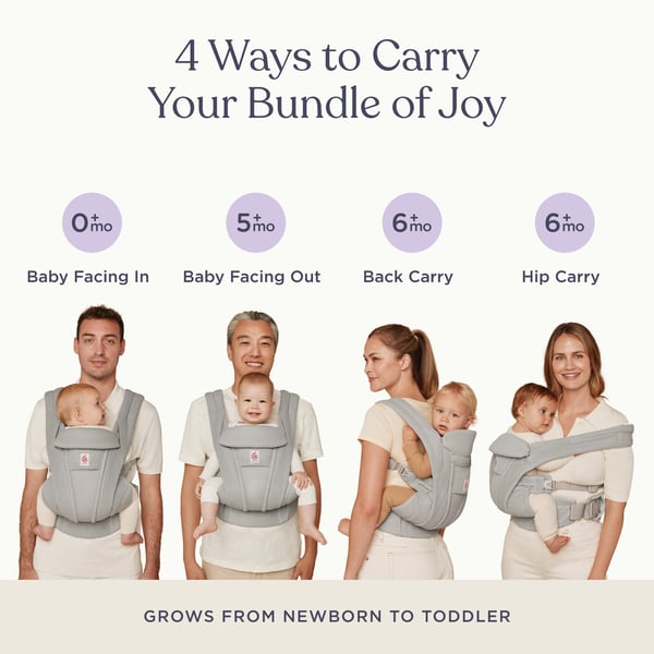 Ergobaby Omni Deluxe Mesh bärsele, Camel