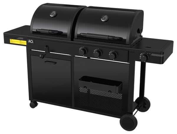 Anton Oliver Black BX-Double gas-/kolgrill