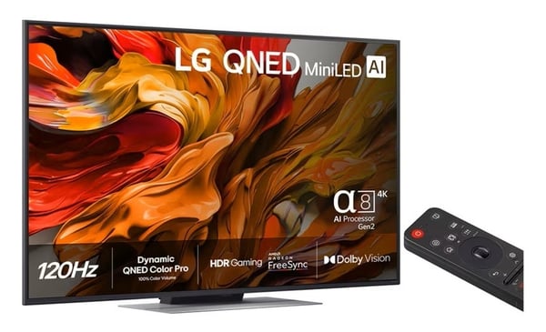 LG 55'' QNED 87 4K Mini-LED TV (2025)