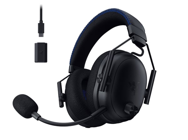Razer Blackshark V3 Pro PS trådlösa gamingheadset, svart