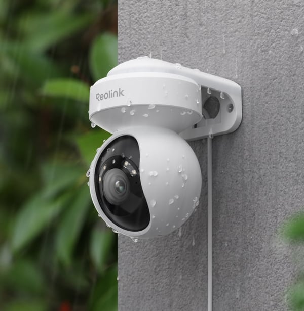 Reolink E1 Outdoor 5MP PTZ Auto Tracking AI WiFi övervakningskamera med LED-strålkastare