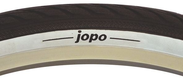 jopo 47-507 dæk, sort/hvid, 24"