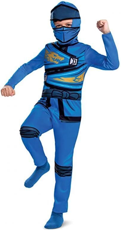 LEGO NINJAGO Jay Fancy -kostume, 4-6 år, 109-126 cm