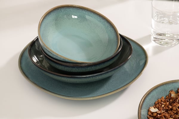 Villeroy & Boch Lave Glace -spisetallerken, 28 cm