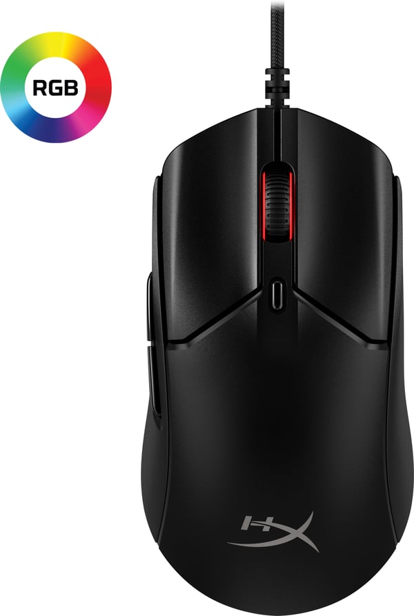 HyperX Pulsefire Haste 2 Gaming Mouse gamingmus, sort