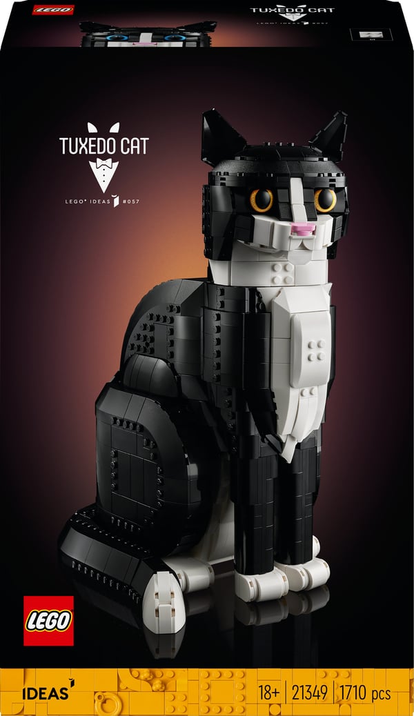 LEGO Ideas Svartvit katt, Presentidé för djurälskare 21349