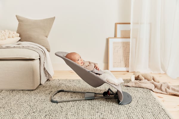 BabyBjörn Bliss Vävd stol, Sandgrå