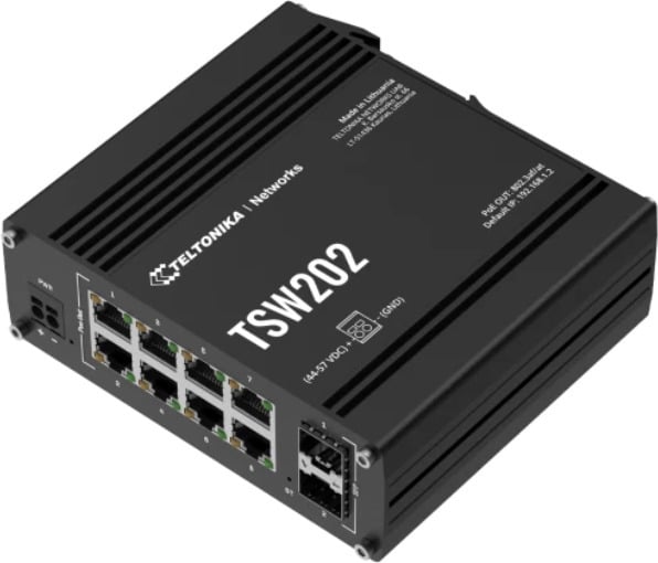 Teltonika TSW202 8-port PoE switch