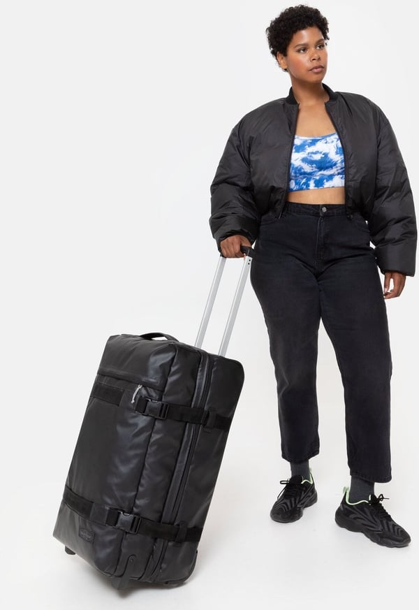 Eastpak TRANSIT'R M 67cm -kuffert, presenning sort