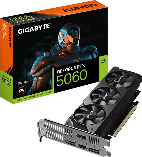 GIGABYTE GeForce RTX 5060 OC Low Profile 8GB grafikkort