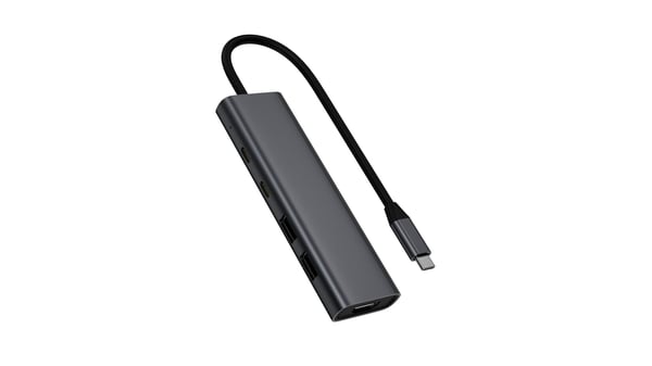 Fuj:tech 5-portars USB-C-hubb, 140 W PD