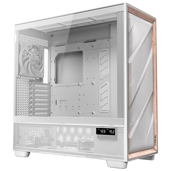 Antec Flux Pro ATX-chassi, vitt