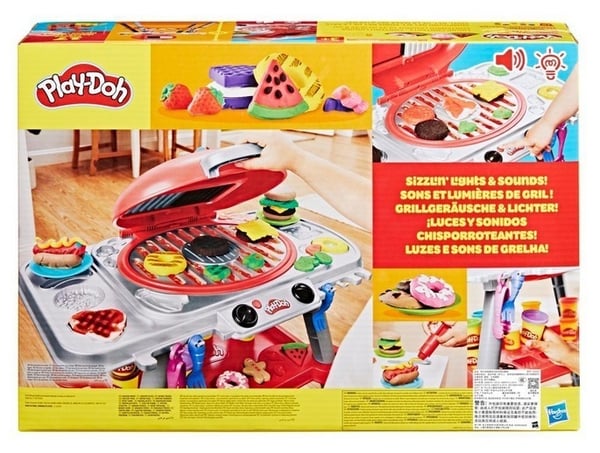 PLAY-DOH Glödande grill, modellera set