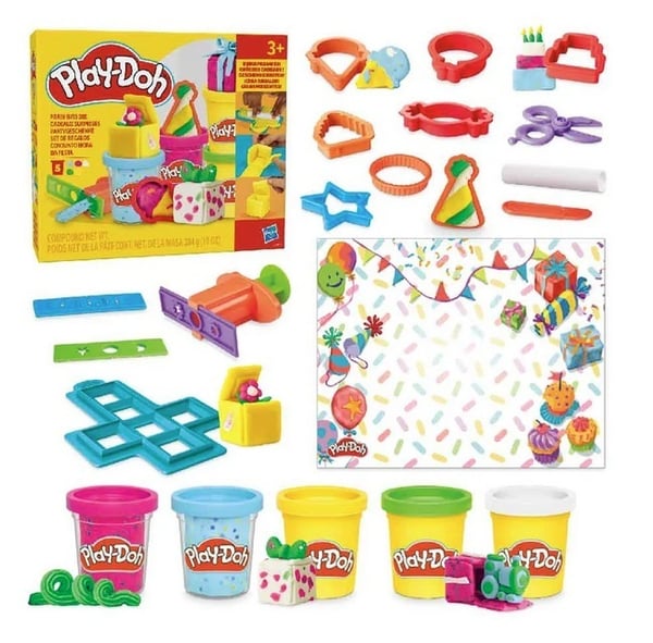 PLAY-DOH Födelsedagstema Verktyg, Modellervaxset