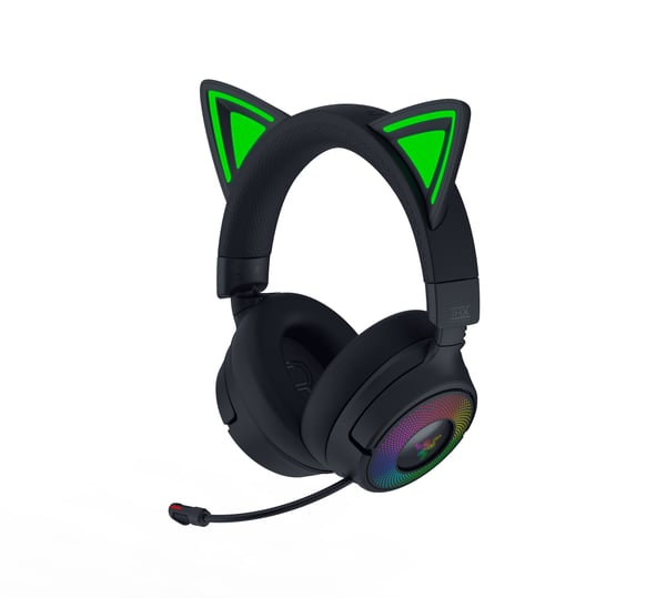 Razer Kraken Kitty V3 Pro spelhörlurar, svart