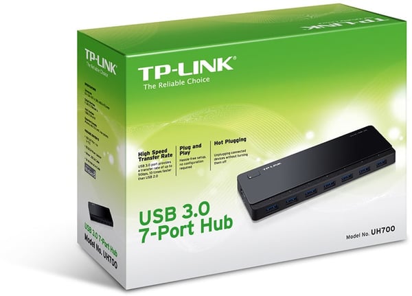 TPLINK UH700 aktiv 7port USB3.0hub