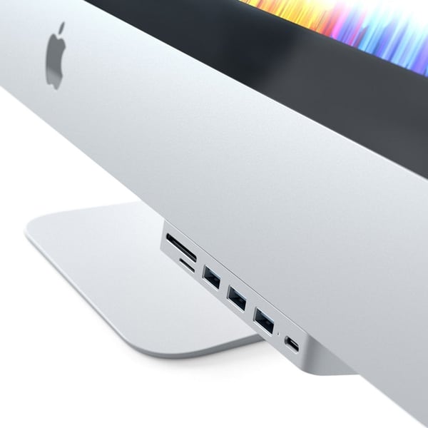 Satechi USBC Clamp Pro Hub til iMac adapter, Sølv
