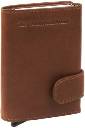 The Chesterfield Brand Leicester -korthållare, konjak