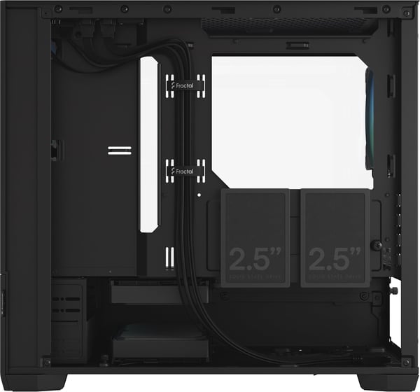 Fractal Design Pop Mini Air RGB Sort TG Mini-ITX-kabinet med vindue, sort