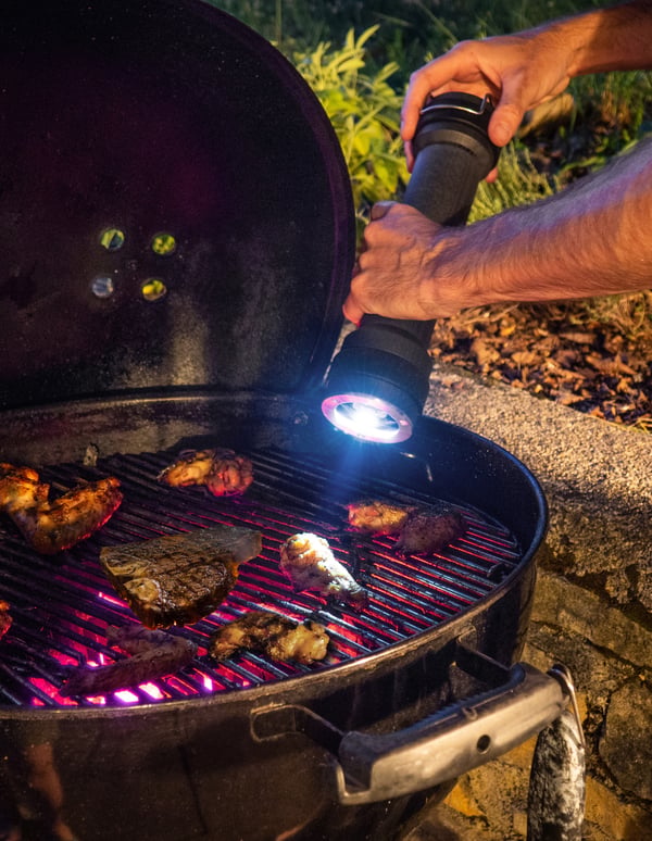 Peugeot BBQ peberkværn med lys, 30 cm
