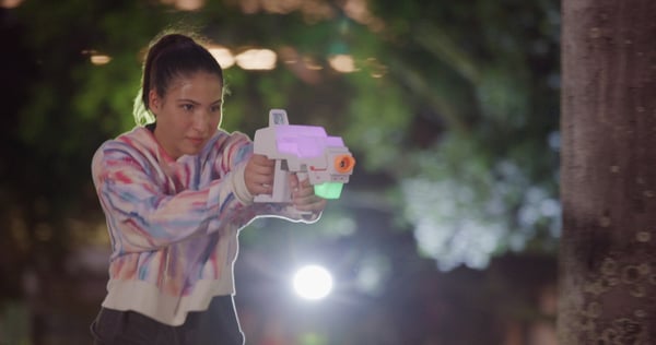 Laser X Ultra, Långdistansblaster till Blaster - laserpistolspelet