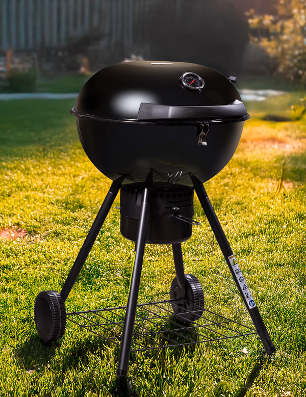 Anton Oliver Fire 57 cm -emaljerad kolgrill