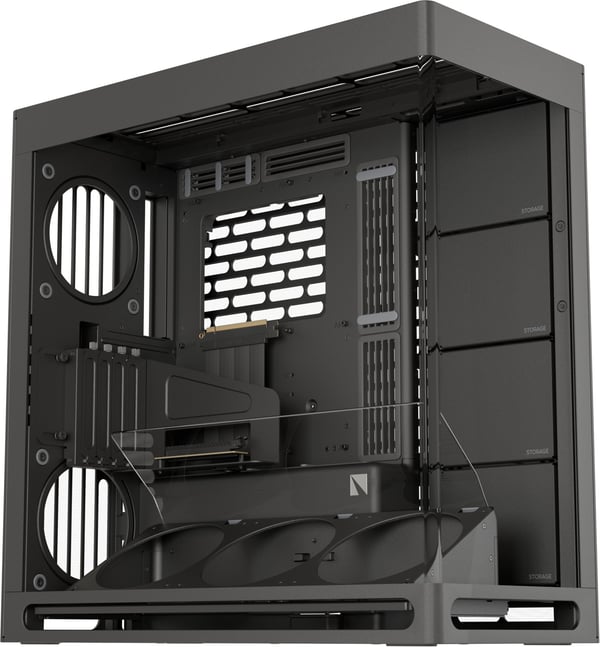 HAVN HS 420 VGPU E-ATX-chassis, sort
