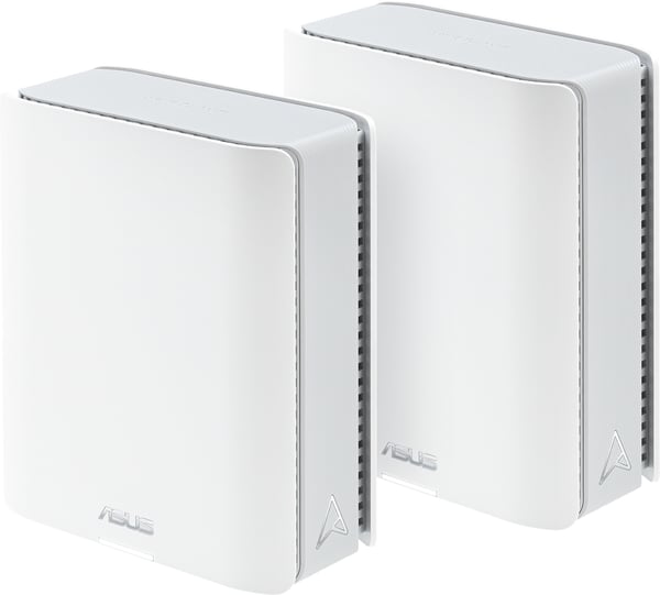 Asus ZenWiFi BT8 Tri-band WiFi 7 Mesh-system, 2-pak, hvid
