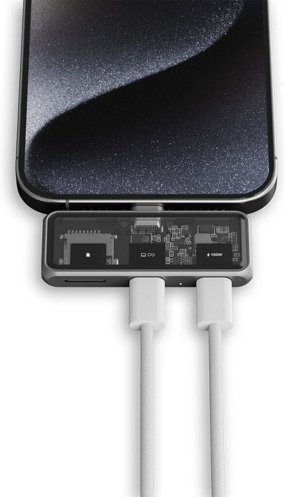 Satechi Mobile XR - USB-C-hub med microSD-læser, stjerneskærm
